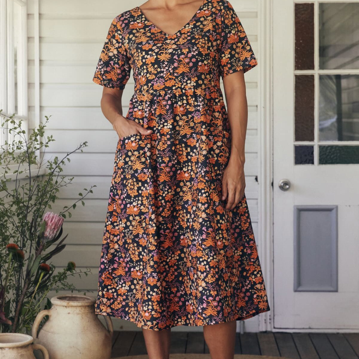 Alice Midi Dress Tigerlily – MahaShe