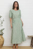 Susanna Skirt - Green Stripe