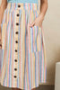 Tilly Skirt - Summer Stripe