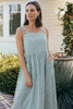 Eadie Dress - Green Stripe