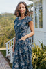 Belle Midi Dress - Camellia