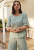 Gigi Top - Green Stripe