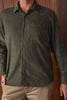 Men's Shirt Corduroy Long Sleeve  - Thyme
