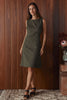 Alana Dress Corduroy - Thyme
