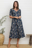 Alice Midi Dress - Camellia