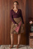 Jaya Reversible Skirt - Spice & Red Check