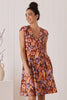 Wrap Dress - Poppy Peach