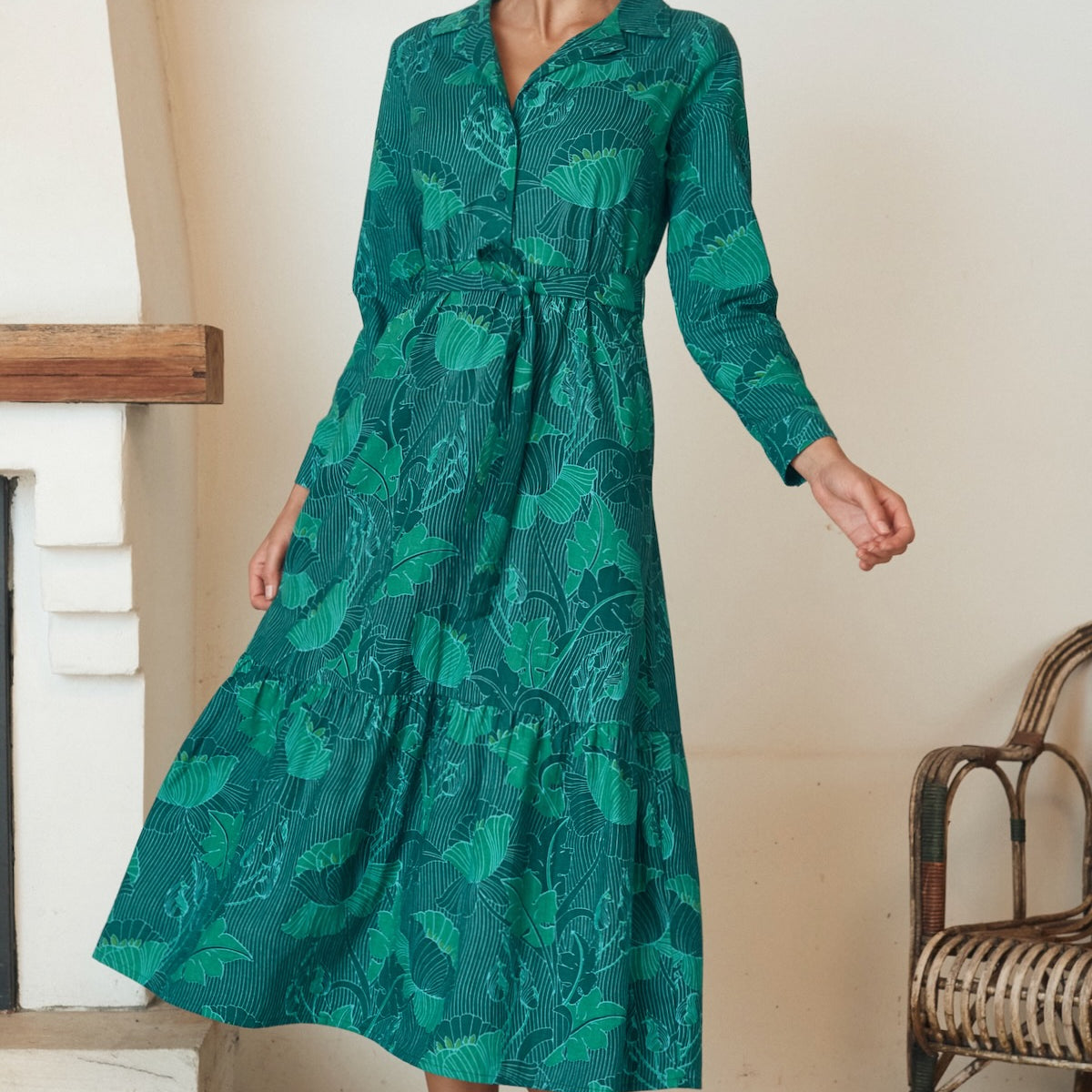 Isla Maxi Dress - Lotus Aqua – MahaShe